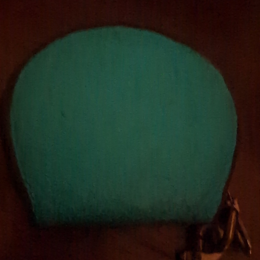 “Dooney & Bourke” Glow-in-the-Dark, Blue “All-Weather Leather Sm. Duck Wristlet”